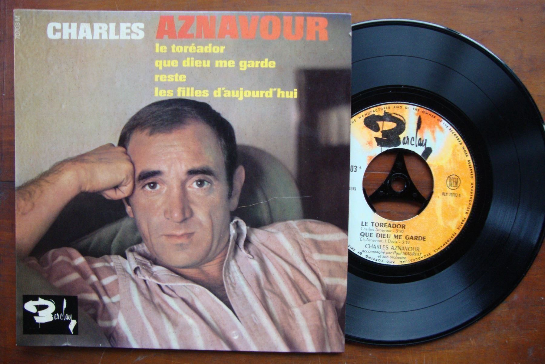 Dischi in vinile: CHARLES AZNAVOUR - LE TORÉADOR etc – Usato da Bern venduto da Uli_10_11