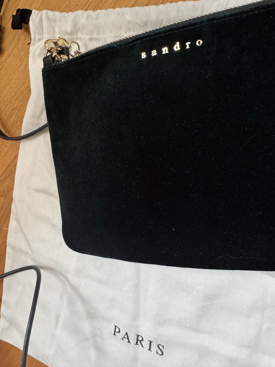 Sandro Borse da donna: Pochette velours Sandro – Nuovo (secondo la descrizione) da Delémont venduto da Dolcegera22 6