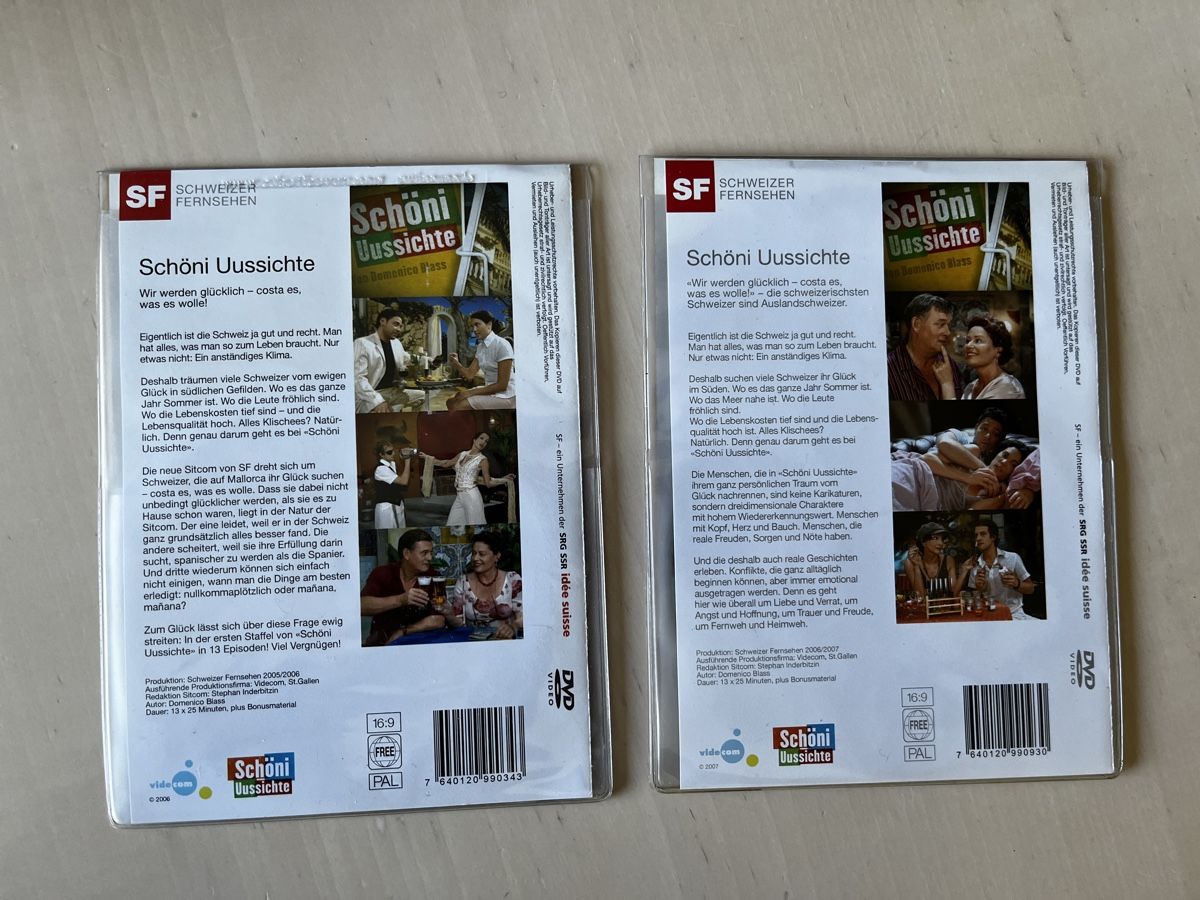 Tutti i DVDs: Schöni Uussichte Staffel 1&2 SRF Serie – Usato da Winterthur venduto da Sabbia99 1