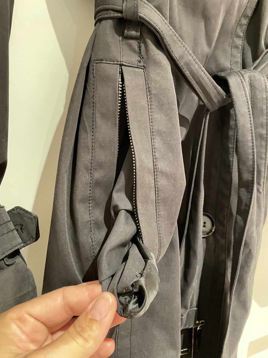 Zara Cappotti: Zara Basic Trenchcoat, anthrazit, Grösse M – Usato da Ried b. Kerzers venduto da yas_p7th 4