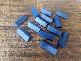 lego 3041 lot de 13 pièces Dark Blue Slope 45 2 x 4 Double