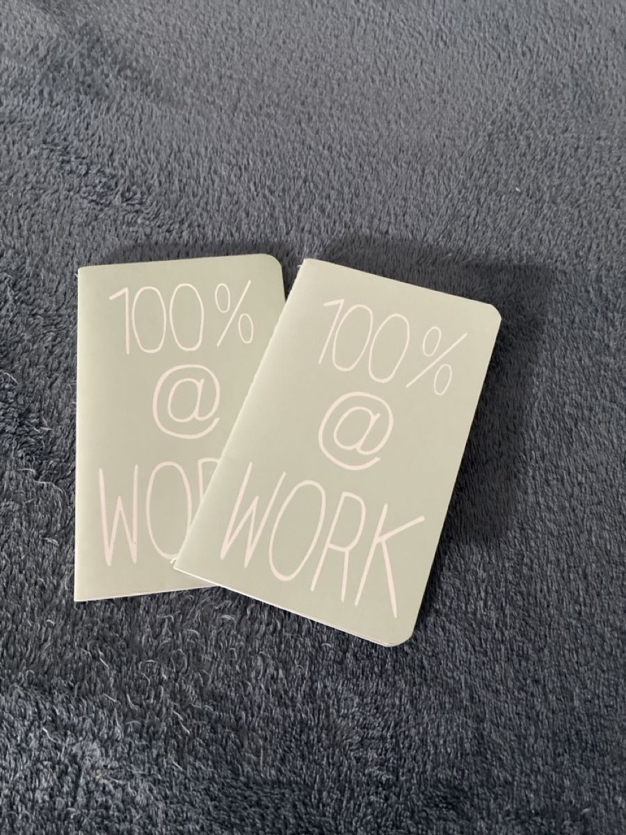 Bücher: Notizbuch 100%@Work – Neu (gemäss Beschreibung) aus Gattikon von The.Sparklab