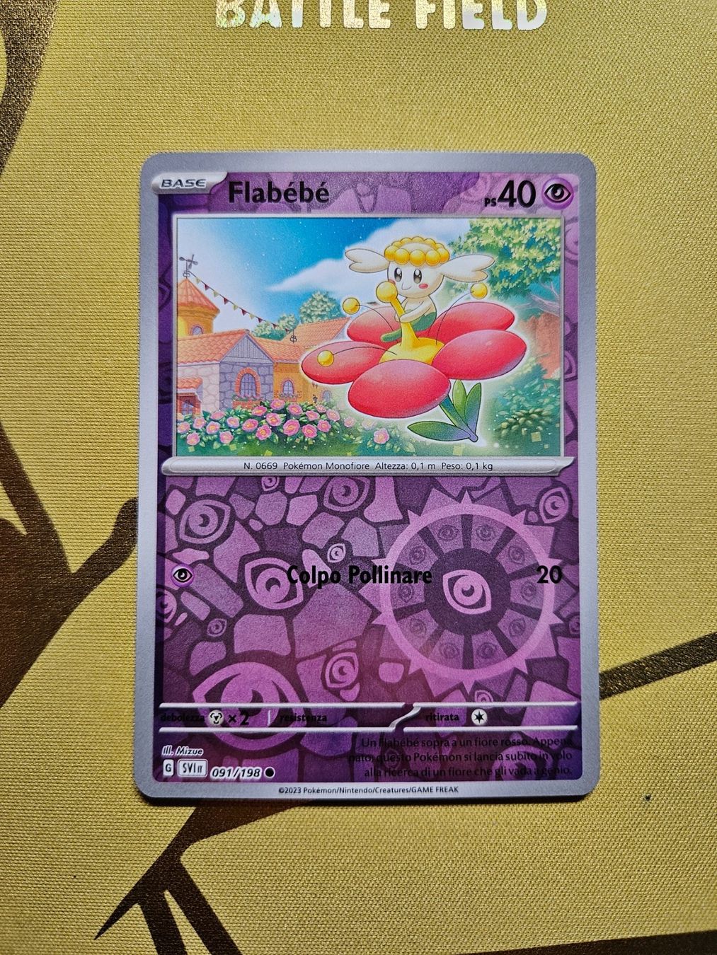 Pokémon Sammelbilder & Trading cards: Scarlet & Violet - Flabebe – Gebraucht aus Bellinzona von Pokemarco