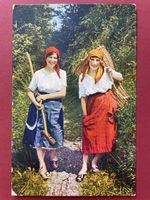 Ansichtskarte Tessiner Trachten gelaufen 1923 Lugano