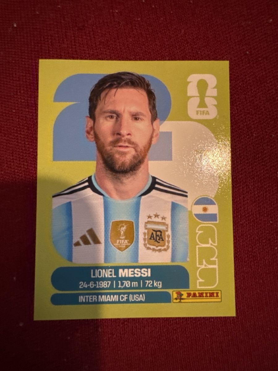 Panini Sammelbilder & Trading cards: Lionel Messi ARG 17 CDM 2026 panini – Neu (gemäss Beschreibung) aus St-Imier von raphael_hadorn