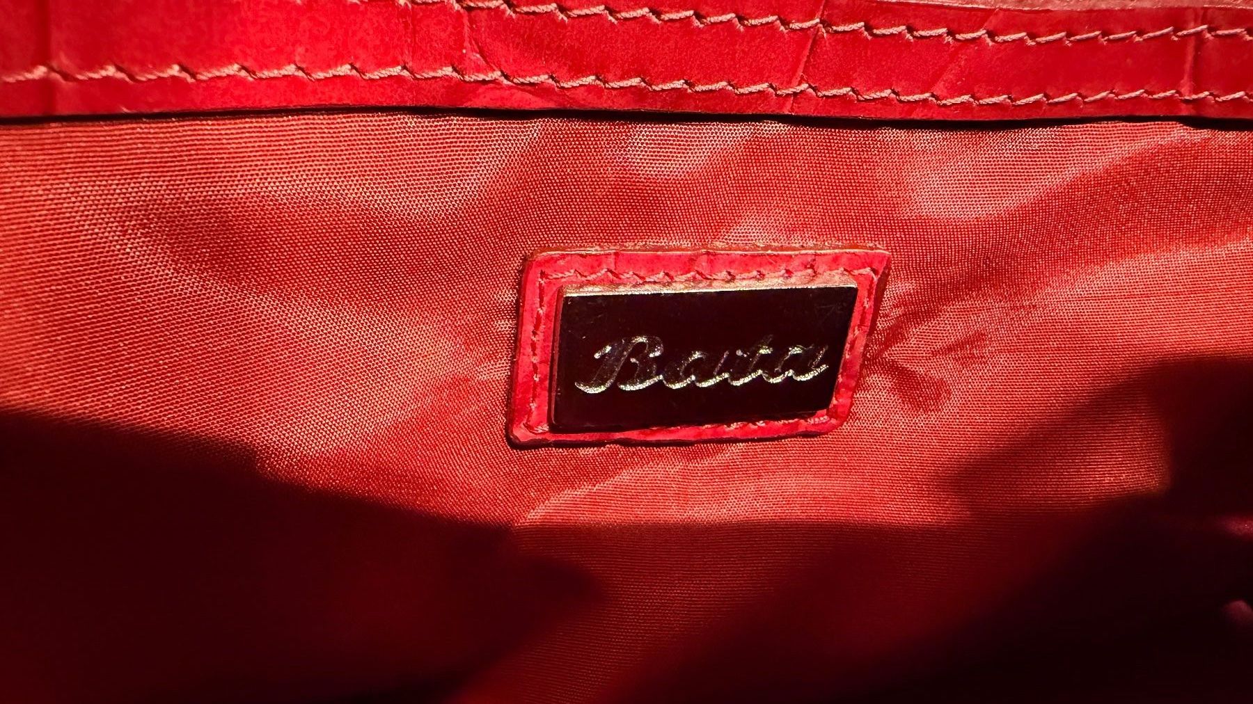 Bauer Borse da donna: Handtasche Bata rot – Usato da Schaffhausen venduto da Bootes 3