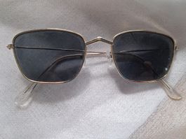 Vintage Sonnenbrille, goldener Rahmen, Top Zustand!