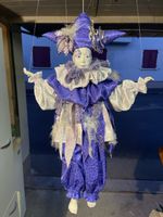 Marionette, Handpuppe, Harlekin, Sammlerpuppe, H. Günzel 85