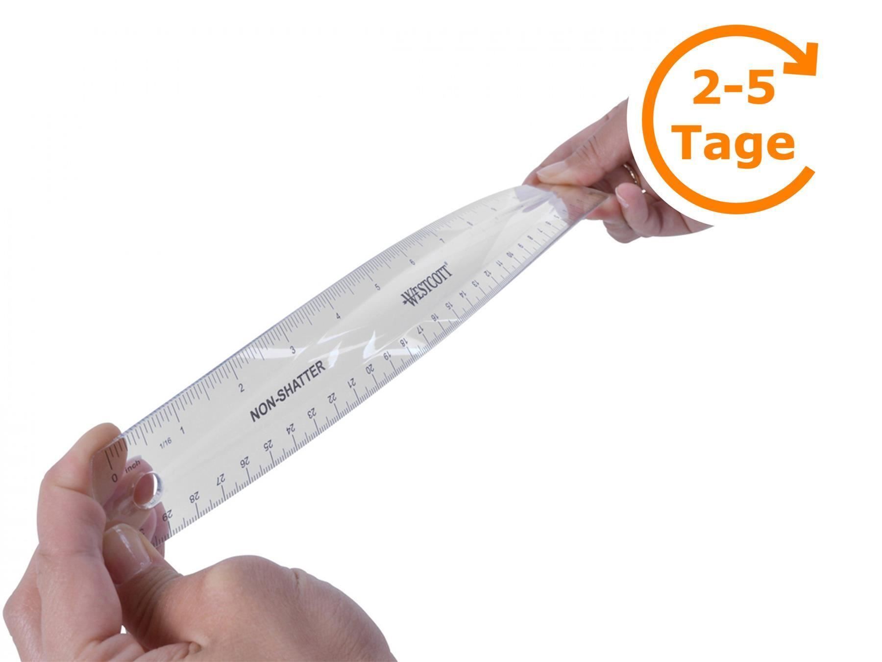 Altro in Scrittura & Disegno: Flachlineal 300 mm, flexibel, transparen – Nuovo e nell'imballaggio originale da St. Gallen venduto da cointec
