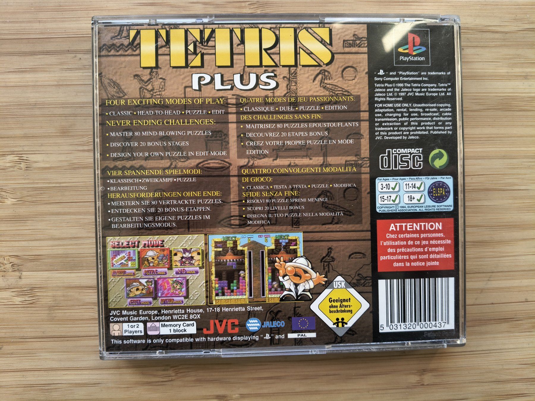 Giochi: Tetris Plus (PS 1) – Usato da Riedholz venduto da ste_96cd 1