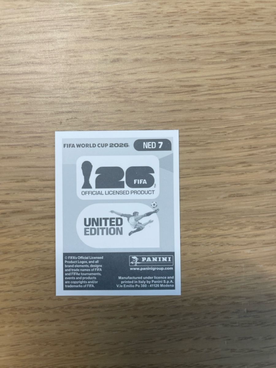 Aufkleber: Panini FIFA WC NED 7 – Neu (gemäss Beschreibung) aus Lausanne 26 von mar_2ldv 1