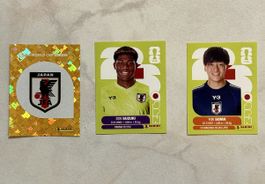 Panini WM 2026 Japan!!! 3 verschiedene Stickers!!!