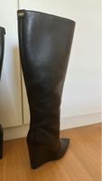 Bottes en cuir noir, 7M (taille pour 37,5-38)