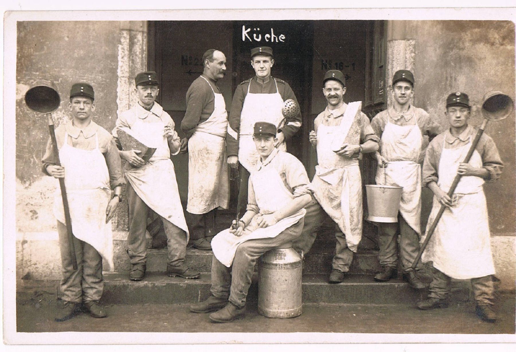 Cartoline postali: Militär. Küchenmannschaft – Usato da Buchs AG venduto da Baerfisch