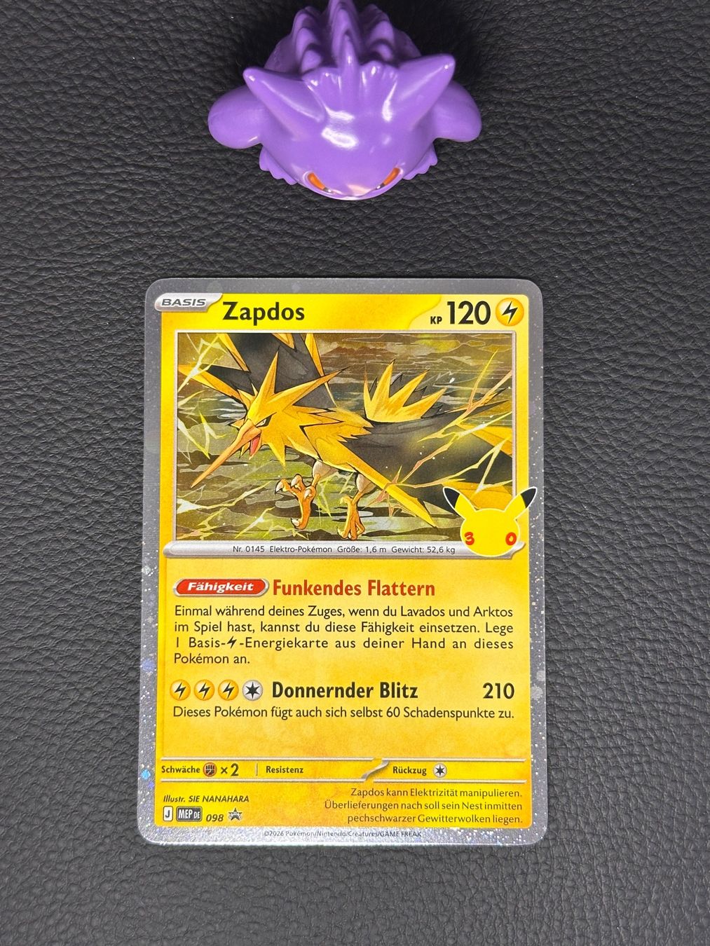 Pokémon 30th Celebration Zapdos MEP 098 Promo DE (Neu (gemäss ...