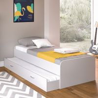 Kojenbett 90x200cm mit Gästeliege Bett 90x200