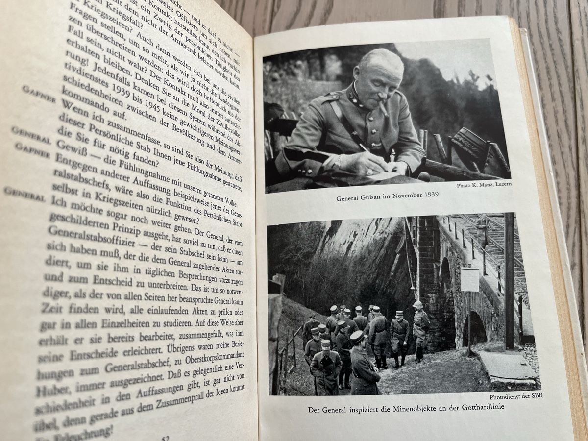 Libri: General Guisan - Gespräche (1953) – Usato da Romanshorn venduto da Apfelschuss 2