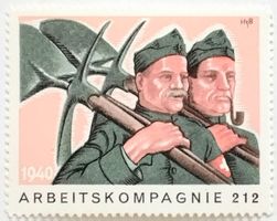 Soldatenmarke 2.WK, Arbeits Kompanie 212, Wi HD-Arb 20