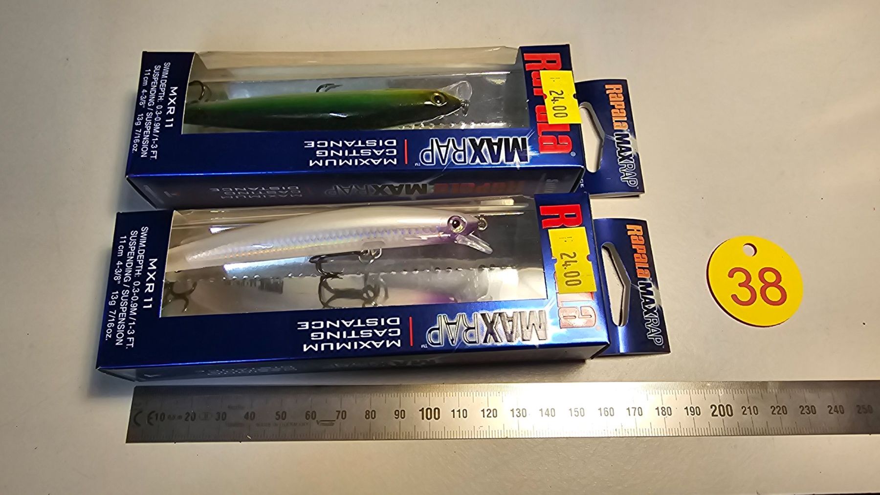 Rapala Esche: 2 Rapala Maxrap Köder, neu & OVP, Top Zustand, Max Casting – Nuovo e nell'imballaggio originale da Abtwil SG venduto da Fischerei_Artikel 1