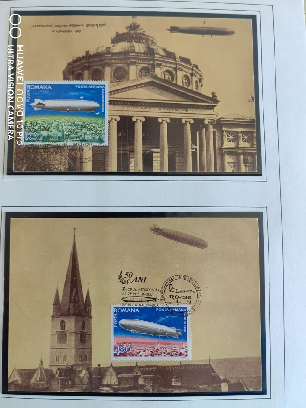 Tutti i francobolli: Collection "histoire du dirigeable et des Zeppelins" – Usato da Thônex venduto da Jan-Nemar 7