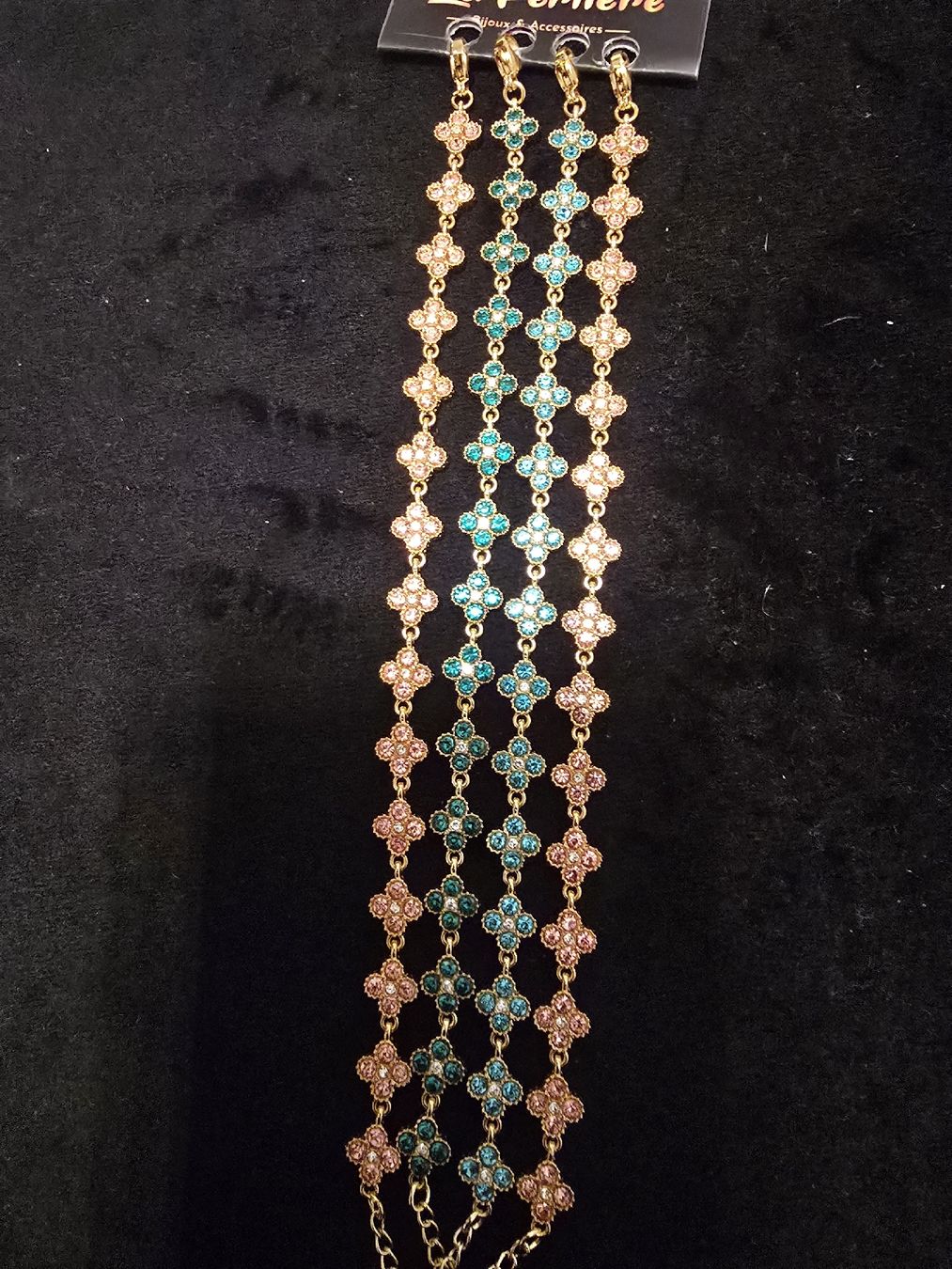 Armbänder & -reifen: bracelets Za Perlière fleurs strass neuf – Neu und originalverpackt aus prilly von amelbara 1