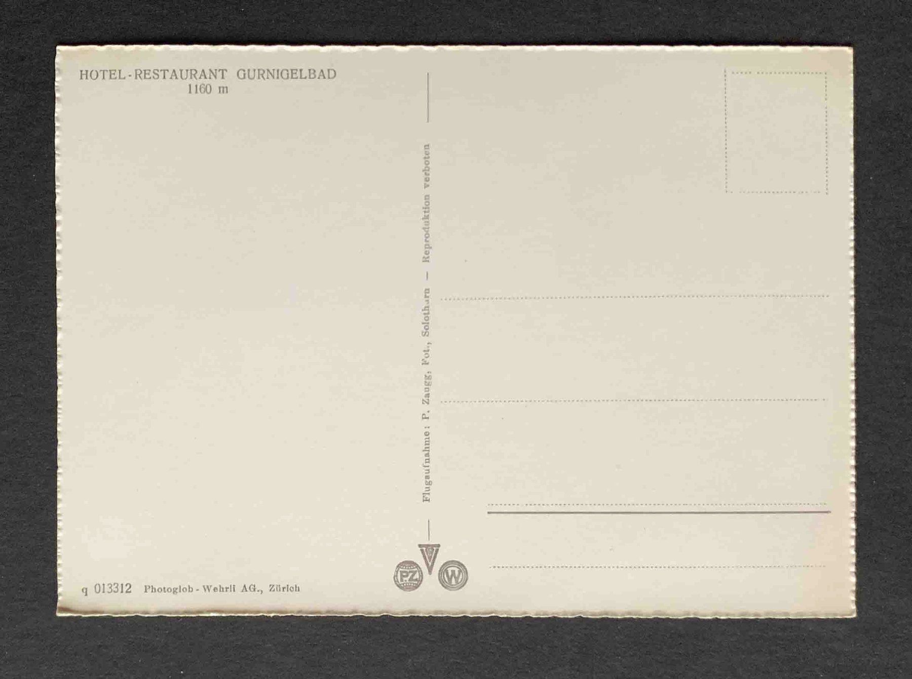 Cartoline postali: AK Hotel Restaurant Gurnigelbad – Usato da Goldau venduto da artelier1 1