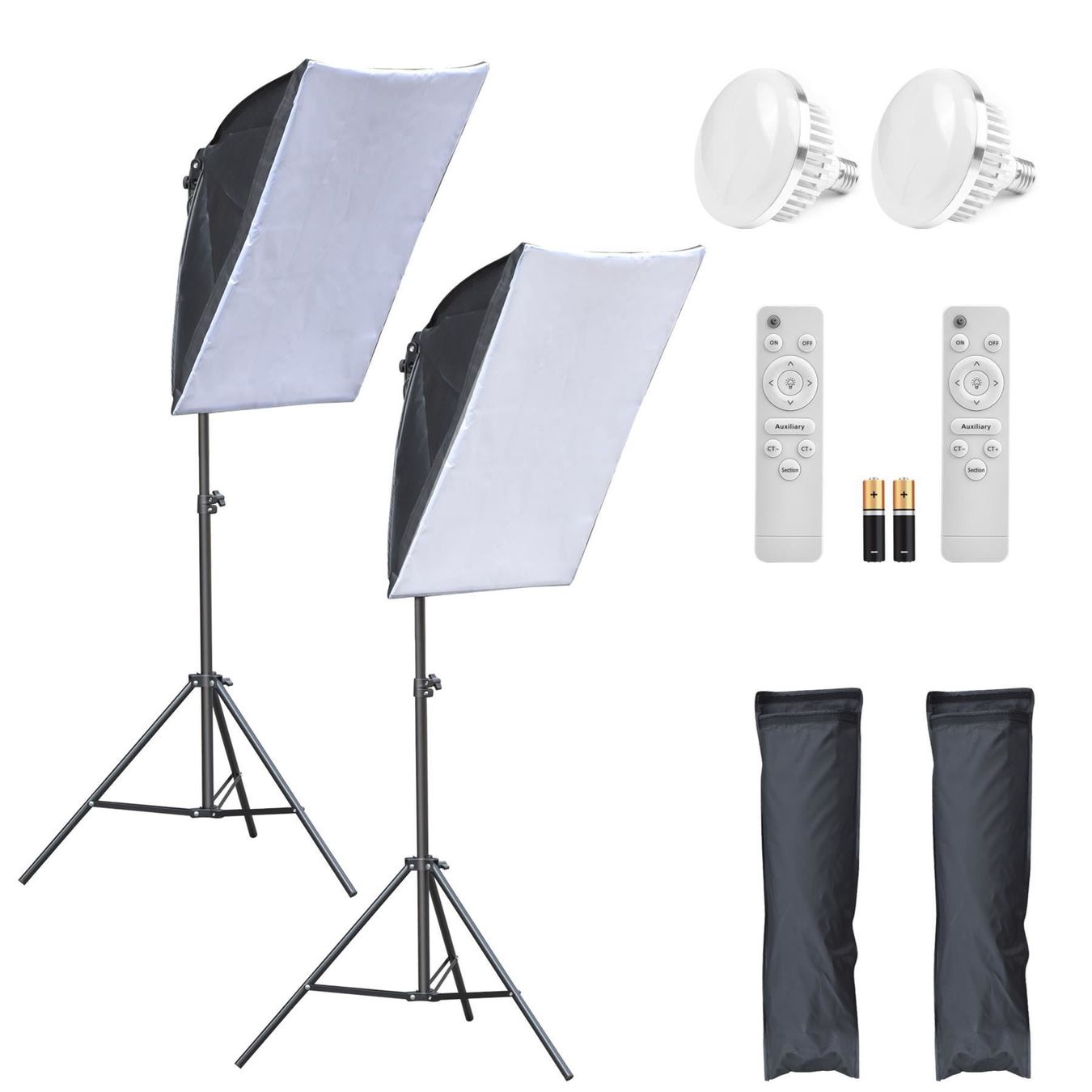 Lampade: 85W Softbox LED Beleuchtung Set – Nuovo (secondo la descrizione) da Thun venduto da nuonuo