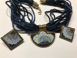 Michaela Frey Schmuckset , Halskette und Ohrclips