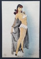 Philippe Berthet Pin-up Serigraphie signiert und nummeriert