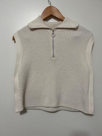 2 ZARA Pullover Strickpullover Gr. 152 beige lila