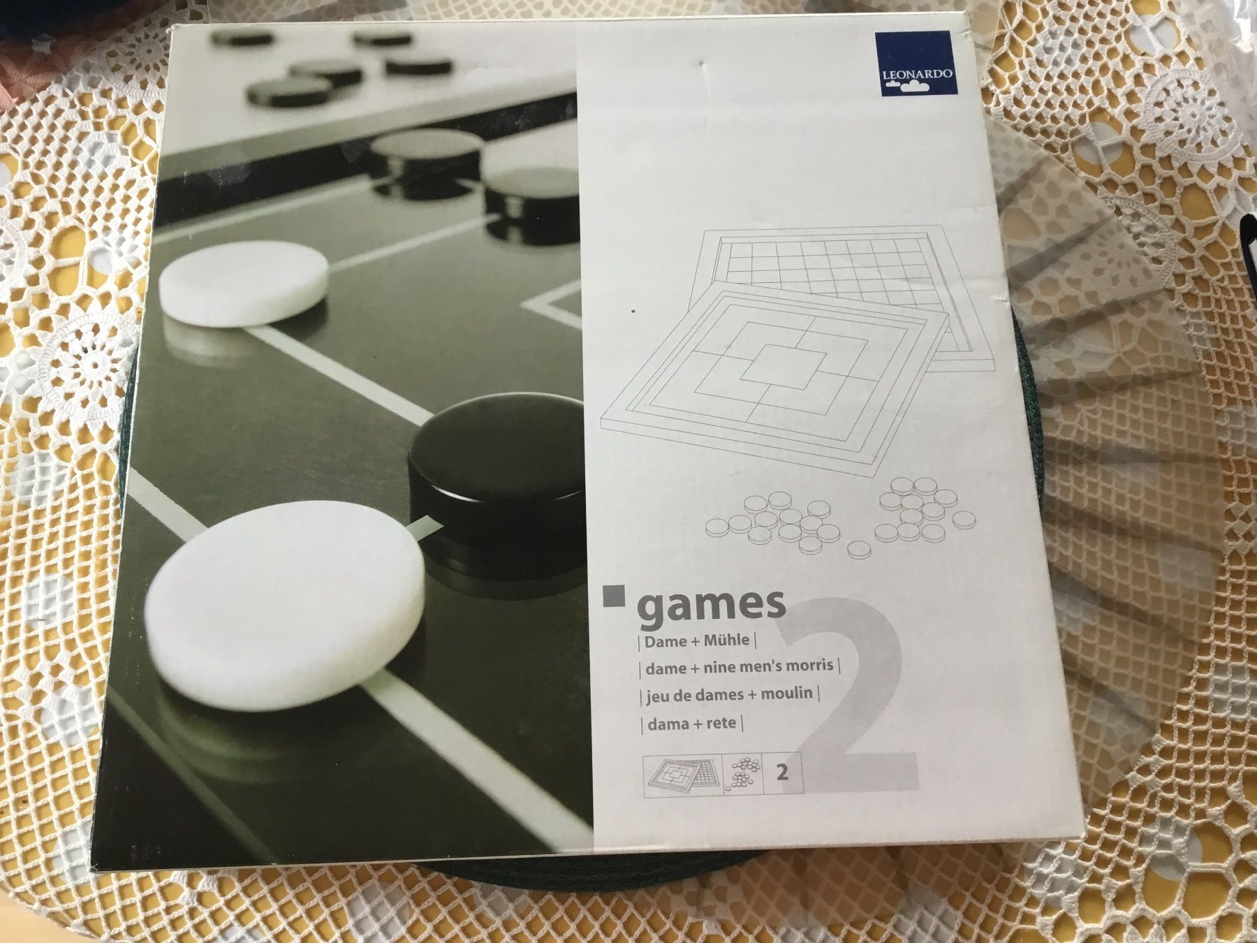 Giochi: Dame und Mühle – Nuovo e nell'imballaggio originale da Duggingen venduto da madiggi