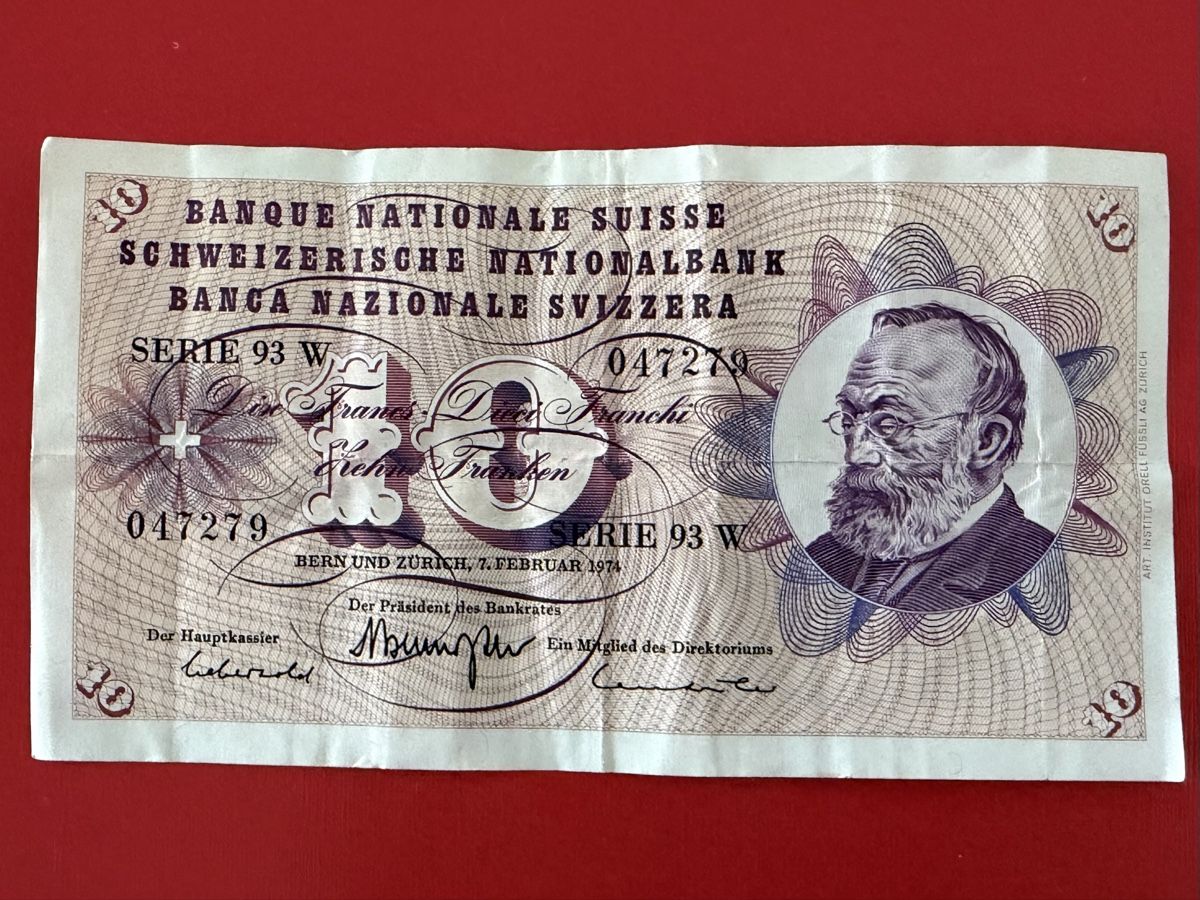 Banconote: Billet de 10 Francs Suisse – Usato da Petit-Lancy venduto da Solcarm 1