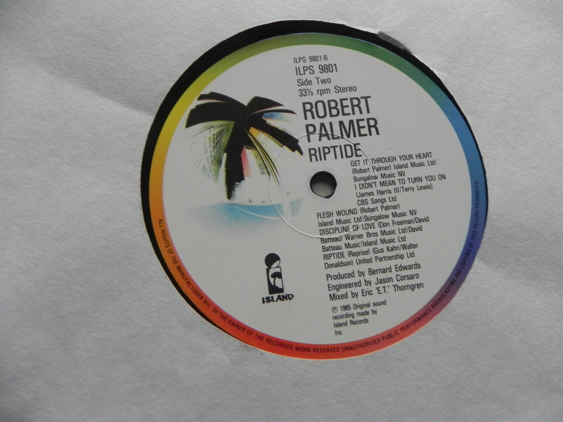 Dischi in vinile: LP brit. Pop Rock Robert Palmer 1985 Reptide – Usato da Siebnen venduto da krimsie 5