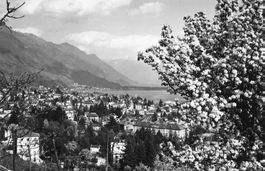 Locarno TI panorama città e Lago Maggiore