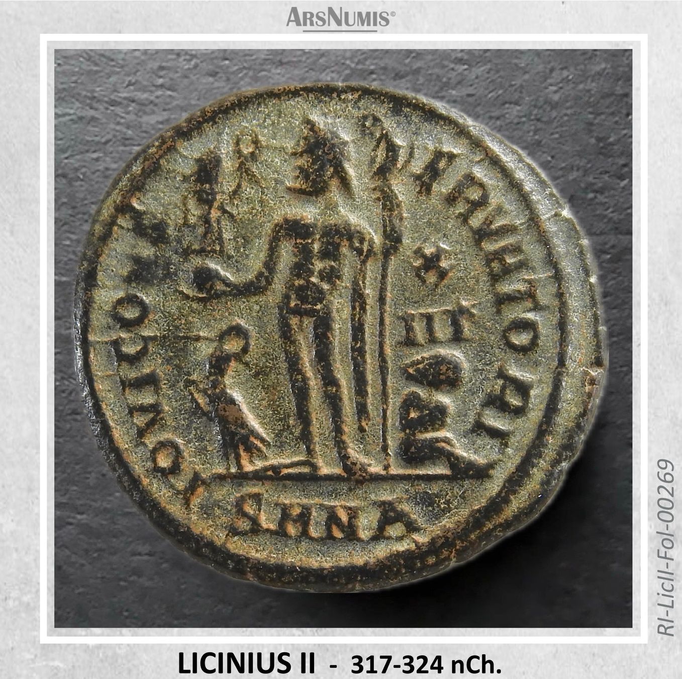 Tutti le monete: Römische Münze - Licinius II – Usato da Oberwil b. Zug venduto da ArsNumis 1