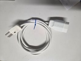 Verlängerungskabel 2m T13 3x1mm Stromkabel