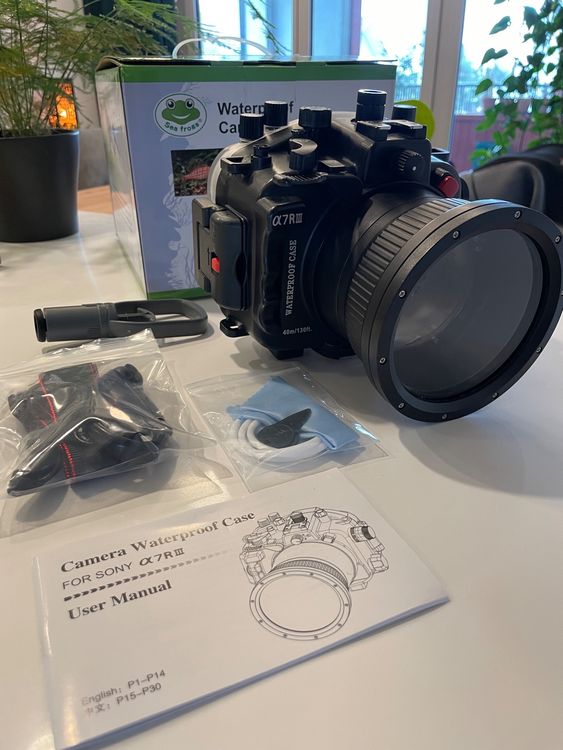 Sea Frogs Unterwassergehäuse Für Sony A6600 (mit Weitwinkelanschluss) – Wasserdicht Bis 40 M, IPX8, Für Tauchen, Surfen & Outdoor-Aktivitäten
