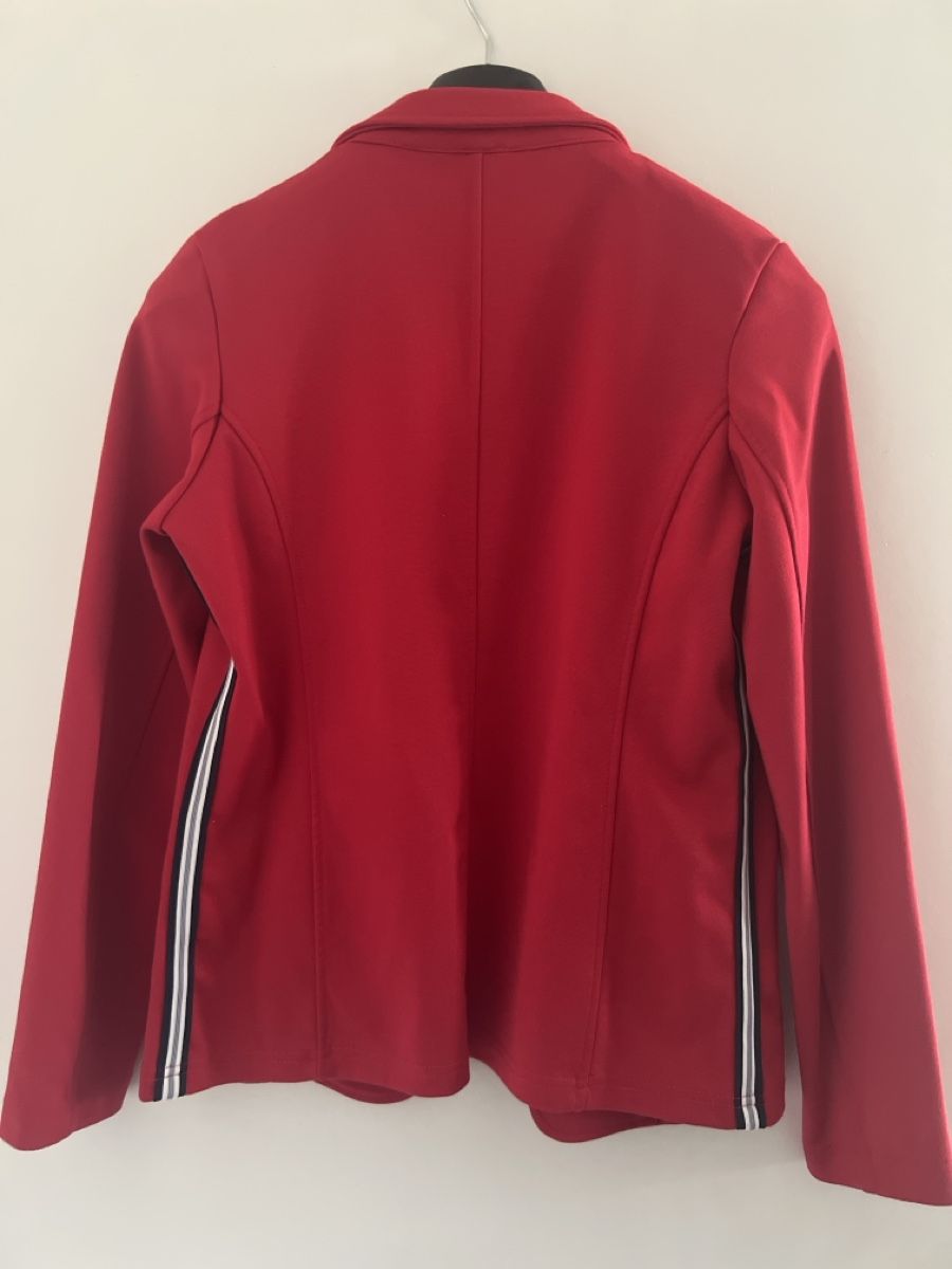 Giacche: Roter Blazer mit Streifen, Grösse 38, Multiblu – Usato da Fräschels venduto da Cesca 1