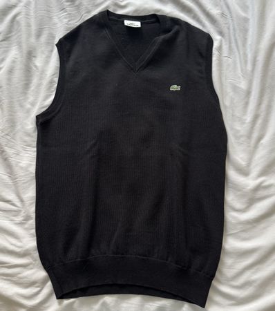 Gilet Lacoste Noir Homme, Taille S (taille 3 Lacoste)