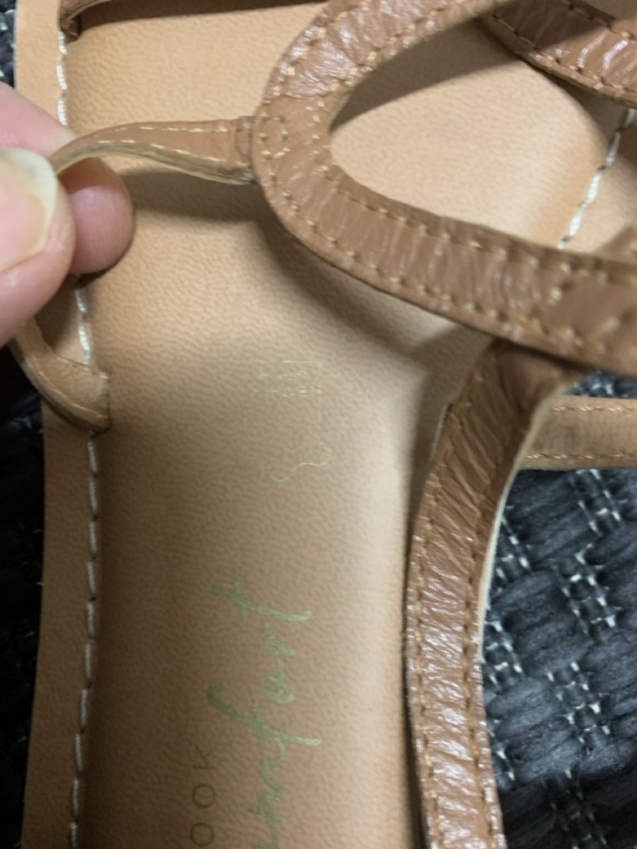Damenschuhe: Flache Sandalen gr 38 braun – Gebraucht aus Bad Zurzach von Cuore34 3
