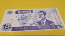 Irakische 250 Dinar Note - Seltenes Sammlerstück!