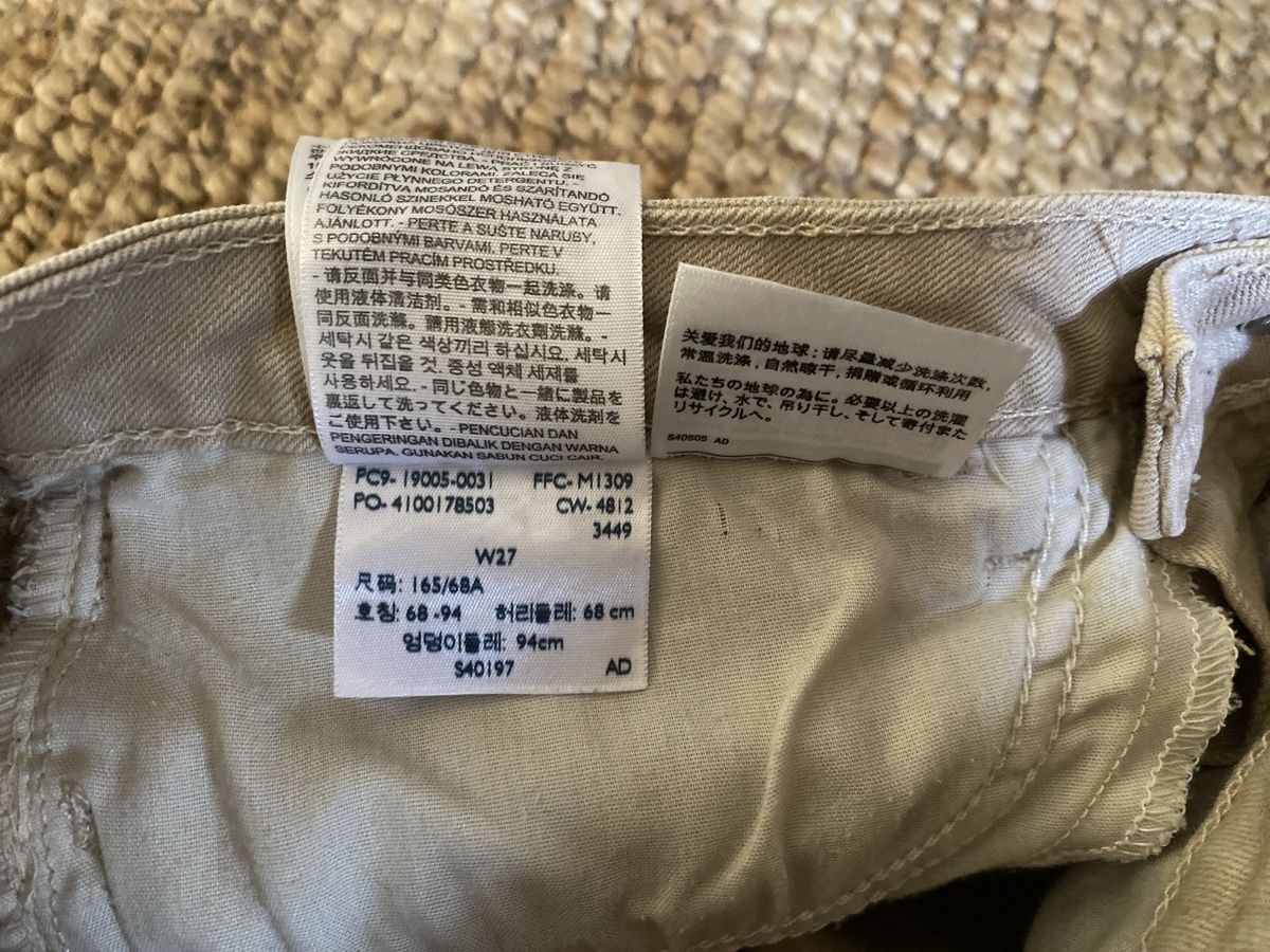 Levi's Jeans: Levis jeans beige Gr 27 – Usato da Langenthal venduto da morena86 3