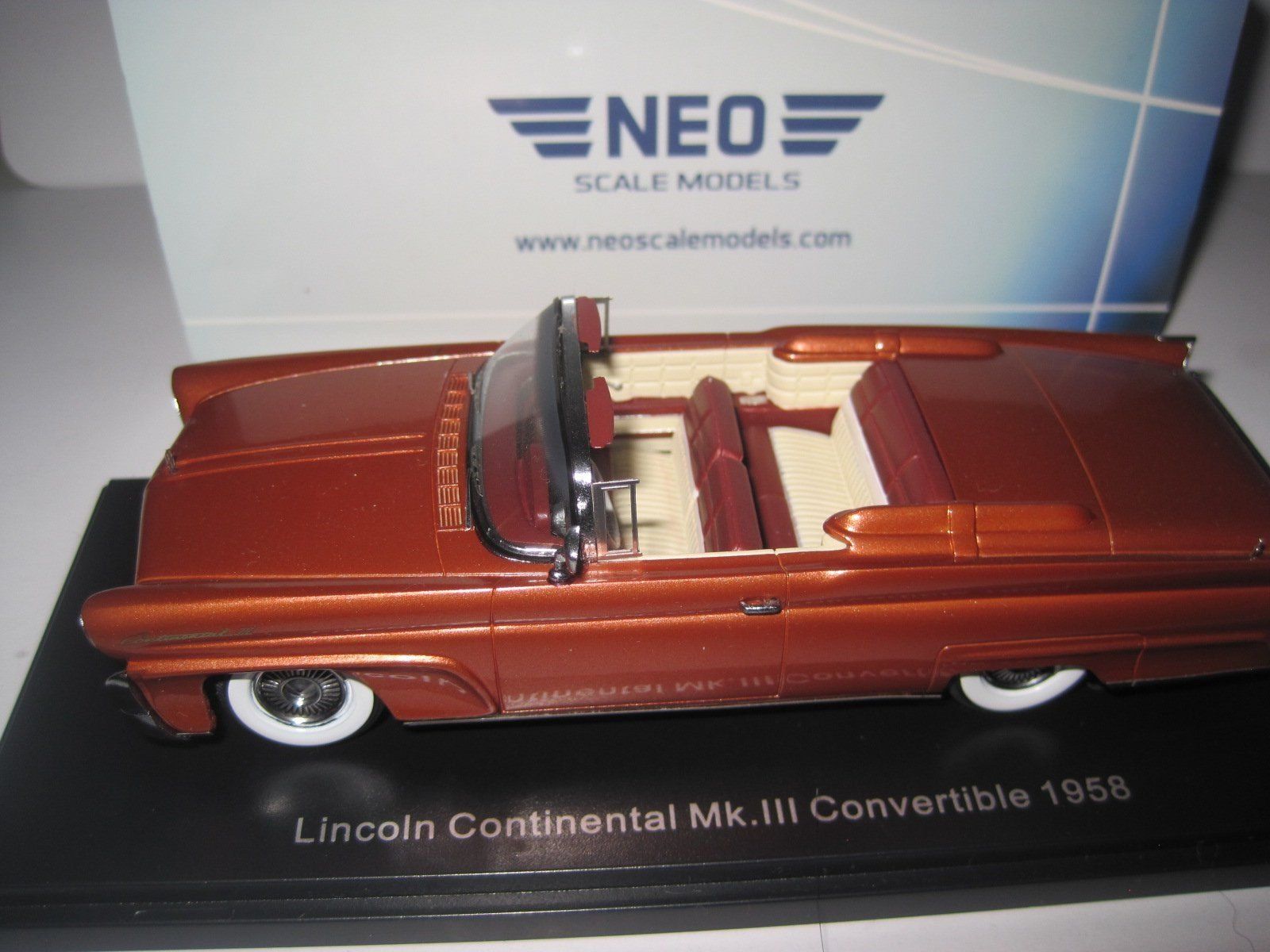 Modèle Réduit Lincoln Continental MK II 1958 Par Brooklin 1/43 - Occasion Collection