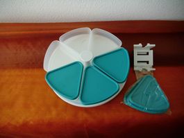 Apero - Set mit 6 Behälter, Drehbar * Tupperware * NEU