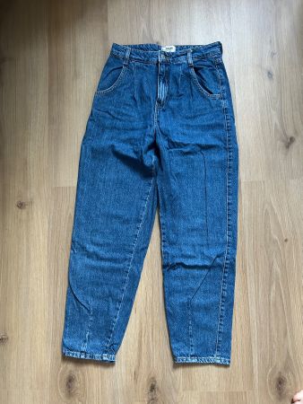 Jeans MOM bleu taille haute