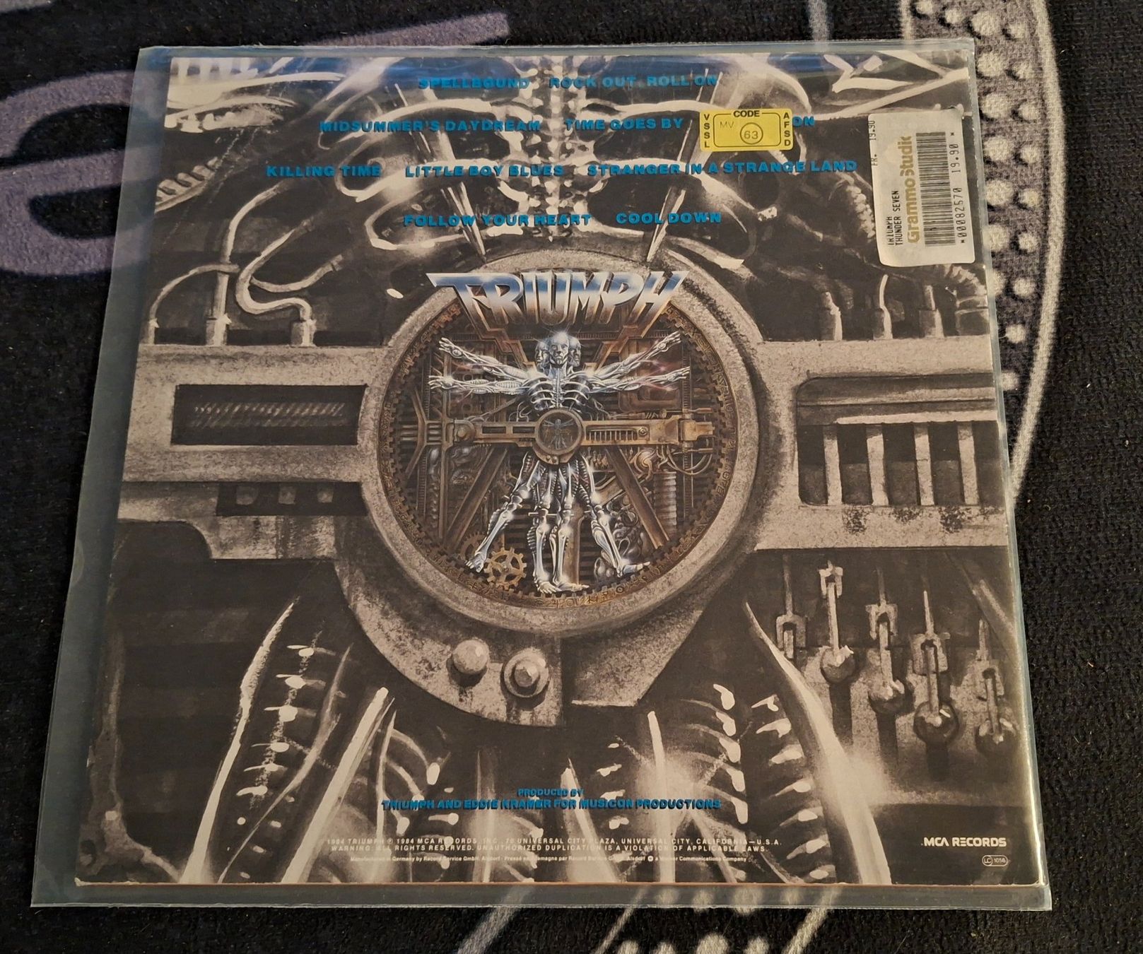 Dischi in vinile: TRIUMPH : THUNDER SEVEN(1984) Hardrock – Usato da NENDELN venduto da Vinylandmote 1