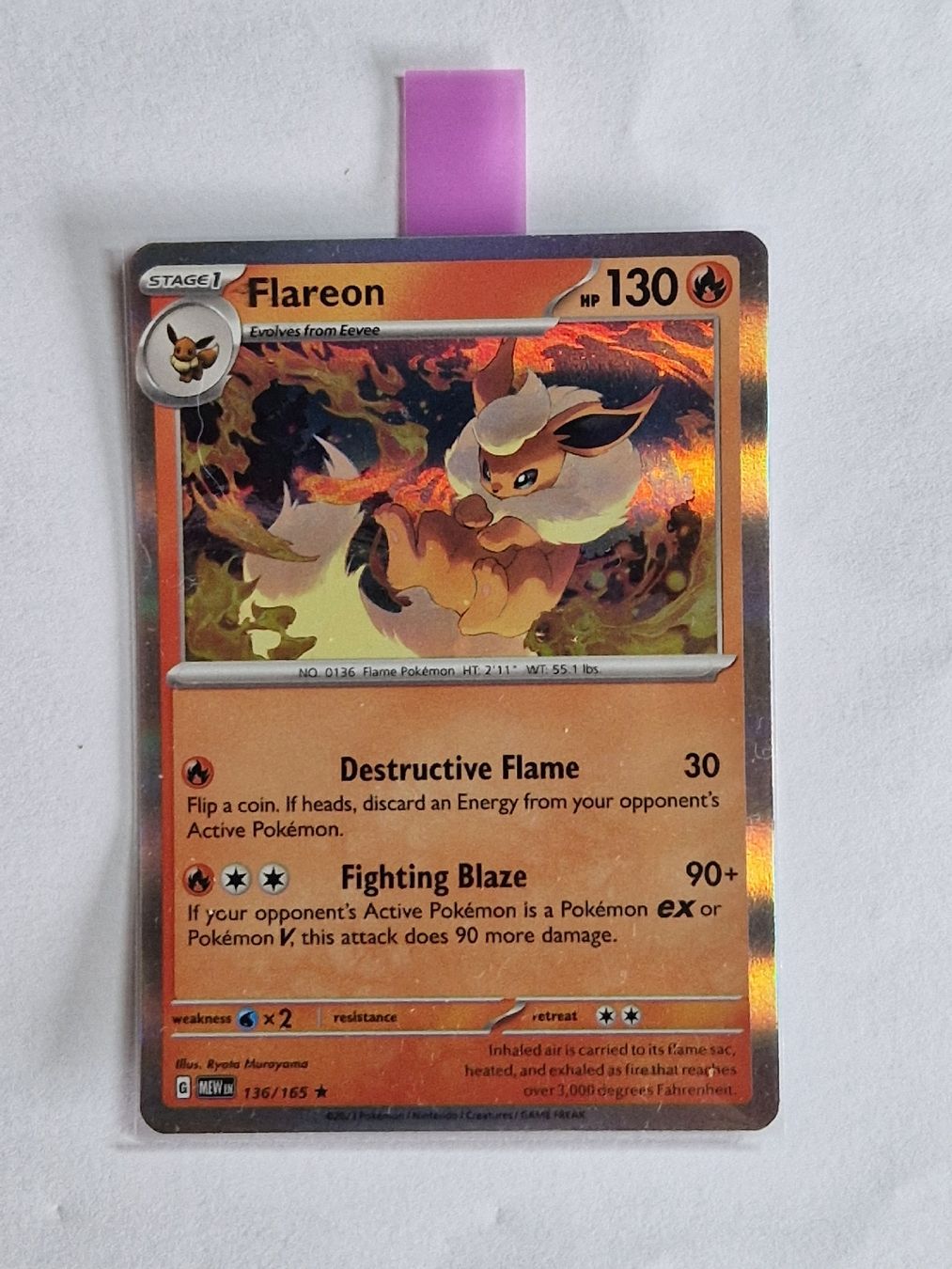 Pokémon Carte collezionabili: Pokémon - Flareon #136 – Nuovo (secondo la descrizione) da Birmensdorf ZH venduto da x_NoMis