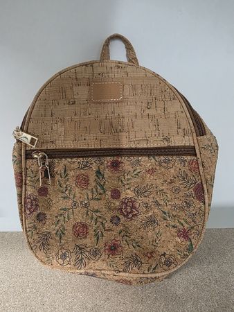 Rucksack Corkcho Kork Blumenmuster neu mit Etikette