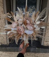 Brautstrauss Boho Trockenblumen 