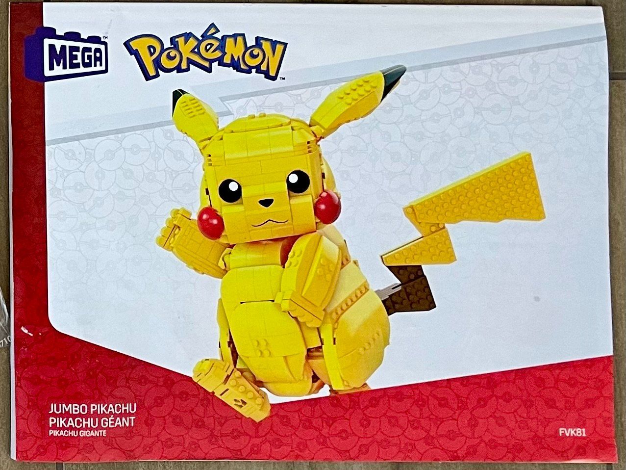 Mega Kit di costruzioni: Mega Jumbo Pikachu (wie Lego) – Usato da Ehrendingen venduto da Bretzelchen